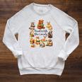 Reading Book Lover Bookish Camping Read With The Locals Raglan Sleeve Sweatshirt Heather Mustard