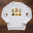 Reading Book Lover Bookish Cat Mom Cat Reading Books Stamps Raglan Sleeve Sweatshirt Heather Mustard Reading Book Lover Bookish Cat Mom Cat Reading Books Stamps Raglan Sleeve Sweatshirt Heather Mustard