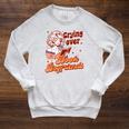 Reading Book Lover Bookish Crying Over Book Boyfriends Raglan Sleeve Sweatshirt Heather Mustard