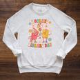 Reading Book Lover School Librarian Hooray It's Library Day Raglan Sleeve Sweatshirt Heather Mustard