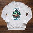 Reading Bookmarks Are For Quitters Book Mark Raglan Sleeve Sweatshirt Heather Mustard