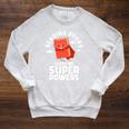Reading Books Gives Me Superpowers Superhero Book Premium Tri-Blend Raglan Sleeve Sweatshirt Heather Mustard Reading Books Gives Me Superpowers Superhero Book Premium Tri-Blend Raglan Sleeve Sweatshirt Heather Mustard