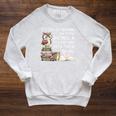Reading Books Stimulates The Imagination Software For Brains Raglan Sleeve Sweatshirt Heather Mustard