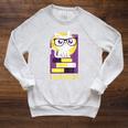 Reading Cat Cat Cat Reading Worm Books Cat Friend Gift For Men Women Raglan Sleeve Sweatshirt Heather Mustard