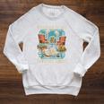 Reading Is My Favorite Sport Vintage Book Lover Cozy Reading Raglan Sleeve Sweatshirt Heather Mustard