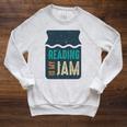 Reading Is My Jam Book Lover And Reading Teacher Raglan Sleeve Sweatshirt Heather Mustard Reading Is My Jam Book Lover And Reading Teacher Raglan Sleeve Sweatshirt Heather Mustard