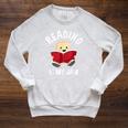 Reading Is My Jam Pun Book Lover & Reading Raglan Sleeve Sweatshirt Heather Mustard Reading Is My Jam Pun Book Lover & Reading Raglan Sleeve Sweatshirt Heather Mustard