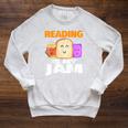 READING IS MY JAM Shirt I Love To Read Books Raglan Sleeve Sweatshirt Heather Mustard READING IS MY JAM Shirt I Love To Read Books Raglan Sleeve Sweatshirt Heather Mustard