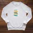 Reading Lover Book Quotes My Weekend Is All Booked Raglan Sleeve Sweatshirt Heather Mustard