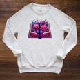 Reading Lover Librarian Book Lovers Flowers English Roses Raglan Sleeve Sweatshirt Heather Mustard Reading Lover Librarian Book Lovers Flowers English Roses Raglan Sleeve Sweatshirt Heather Mustard
