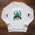 Reading For Men Women Octopus Books Geek Read Learning Raglan Sleeve Sweatshirt Heather Mustard