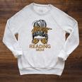Reading Mom Books Lover Mom Library Mother's Day Raglan Sleeve Sweatshirt Heather Mustard Reading Mom Books Lover Mom Library Mother's Day Raglan Sleeve Sweatshirt Heather Mustard