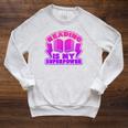 Reading Is My Superpower Graphic Book T-Shirt Raglan Sleeve Sweatshirt Heather Mustard Reading Is My Superpower Graphic Book T-Shirt Raglan Sleeve Sweatshirt Heather Mustard