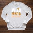 Reading Teacher Book Reader Student Leopard Wild About Books For Men Women Raglan Sleeve Sweatshirt Heather Mustard