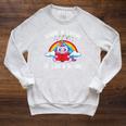 Reading Unicorn Take A Look It's In A Book Retro Rainbow Raglan Sleeve Sweatshirt Heather Mustard