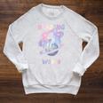 Reading Is Out Of This World Astronaut Space Book Lover Raglan Sleeve Sweatshirt Heather Mustard