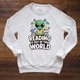 Reading Is Out Of This World Space Book Lover Bookworm Raglan Sleeve Sweatshirt Heather Mustard Reading Is Out Of This World Space Book Lover Bookworm Raglan Sleeve Sweatshirt Heather Mustard