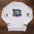 Reading Is Out Of This World Space Books Lover Kid Boy Raglan Sleeve Sweatshirt Heather Mustard Reading Is Out Of This World Space Books Lover Kid Boy Raglan Sleeve Sweatshirt Heather Mustard