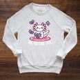Readsalotl Axolotl Kawaii Anime Book Lover Reading Raglan Sleeve Sweatshirt Heather Mustard Readsalotl Axolotl Kawaii Anime Book Lover Reading Raglan Sleeve Sweatshirt Heather Mustard