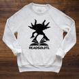 Readsolotl Axolotls Funny Kids Reading Fish Books Kawaii Raglan Sleeve Sweatshirt Heather Mustard