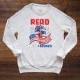 Red And Booked 4th Of July Patriotic Book Lover Art Raglan Sleeve Sweatshirt Heather Mustard Red And Booked 4th Of July Patriotic Book Lover Art Raglan Sleeve Sweatshirt Heather Mustard