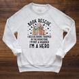 I Rescue Books Trapped In The Book Store Cute Bookworm Raglan Sleeve Sweatshirt Heather Mustard I Rescue Books Trapped In The Book Store Cute Bookworm Raglan Sleeve Sweatshirt Heather Mustard