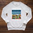 I Rescue Books And Trapped In The Bookstore Retro Bookreader Raglan Sleeve Sweatshirt Heather Mustard