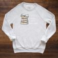 Retro I'm With The Banned Books Raglan Sleeve Sweatshirt Heather Mustard