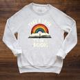 Retro Rainbow Take A Look It's In A Book Reading Raglan Sleeve Sweatshirt Heather Mustard Retro Rainbow Take A Look It's In A Book Reading Raglan Sleeve Sweatshirt Heather Mustard