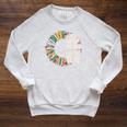 Retro So Many Books Little Time Book Clock Reading Raglan Sleeve Sweatshirt Heather Mustard