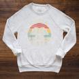 Retro Vintage I Closed My Book To Be Here Book Lover Reading Raglan Sleeve Sweatshirt Heather Mustard