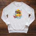 Rubber Duck Reading Book Rubber Duckie Rubber Duckling Raglan Sleeve Sweatshirt Heather Mustard Rubber Duck Reading Book Rubber Duckie Rubber Duckling Raglan Sleeve Sweatshirt Heather Mustard