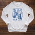 Sarcastic Anti Social Book Club Cat Skull Book Lover Raglan Sleeve Sweatshirt Heather Mustard Sarcastic Anti Social Book Club Cat Skull Book Lover Raglan Sleeve Sweatshirt Heather Mustard