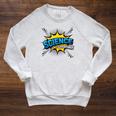 Science Is My Superpower Comic Book Style Raglan Sleeve Sweatshirt Heather Mustard Science Is My Superpower Comic Book Style Raglan Sleeve Sweatshirt Heather Mustard