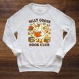 Silly Goose Book Club Cozy Reading Humor Raglan Sleeve Sweatshirt Heather Mustard Silly Goose Book Club Cozy Reading Humor Raglan Sleeve Sweatshirt Heather Mustard