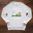 Silly Goose Book Club Raglan Sleeve Sweatshirt Heather Mustard