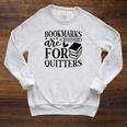 Smut Reader Reading Gift For Book Nerds Bookworms Raglan Sleeve Sweatshirt Heather Mustard
