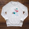 Snow Many Books Snow Little Time Bookworm Snowman Reading Raglan Sleeve Sweatshirt Heather Mustard