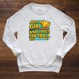 Softball Just A Girl Comic Book Style Graphic For Teens Premium Tri-Blend Raglan Sleeve Sweatshirt Heather Mustard Softball Just A Girl Comic Book Style Graphic For Teens Premium Tri-Blend Raglan Sleeve Sweatshirt Heather Mustard
