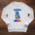 Sorry My Dragon Ate Your Unicorn Cute Book Lover Raglan Sleeve Sweatshirt Heather Mustard