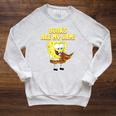 SpongeBob Loves Reading Books Are My Jam Raglan Baseball Tee Raglan Sleeve Sweatshirt Heather Mustard