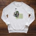 Star Wars The Book Of Boba Fett Minimalist Helmet Raglan Sleeve Sweatshirt Heather Mustard Star Wars The Book Of Boba Fett Minimalist Helmet Raglan Sleeve Sweatshirt Heather Mustard