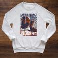 Star Wars The Book Of Boba Fett Retro Graphic Poster Raglan Sleeve Sweatshirt Heather Mustard Star Wars The Book Of Boba Fett Retro Graphic Poster Raglan Sleeve Sweatshirt Heather Mustard