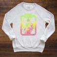 Star Wars The Book Of Boba Fett Retro Poster Raglan Sleeve Sweatshirt Heather Mustard