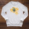 Star Wars The Book Of Boba Fett Street Art Raglan Sleeve Sweatshirt Heather Mustard