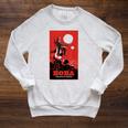 Star Wars The Book Of Boba Fett Vintage Poster Raglan Sleeve Sweatshirt Heather Mustard