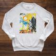 Star Wars Comic Books Battles Darth Vader And Stormtroopers Raglan Sleeve Sweatshirt Heather Mustard