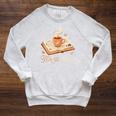 Stories Tea And Tales Still Read Childrens Books Reader Raglan Sleeve Sweatshirt Heather Mustard Stories Tea And Tales Still Read Childrens Books Reader Raglan Sleeve Sweatshirt Heather Mustard