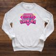 Super Glam-Ma Superhero Grandmother Comic Book Raglan Sleeve Sweatshirt Heather Mustard