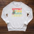 Support Your Local Library Book Readers Lovers Teacher Raglan Sleeve Sweatshirt Heather Mustard Support Your Local Library Book Readers Lovers Teacher Raglan Sleeve Sweatshirt Heather Mustard